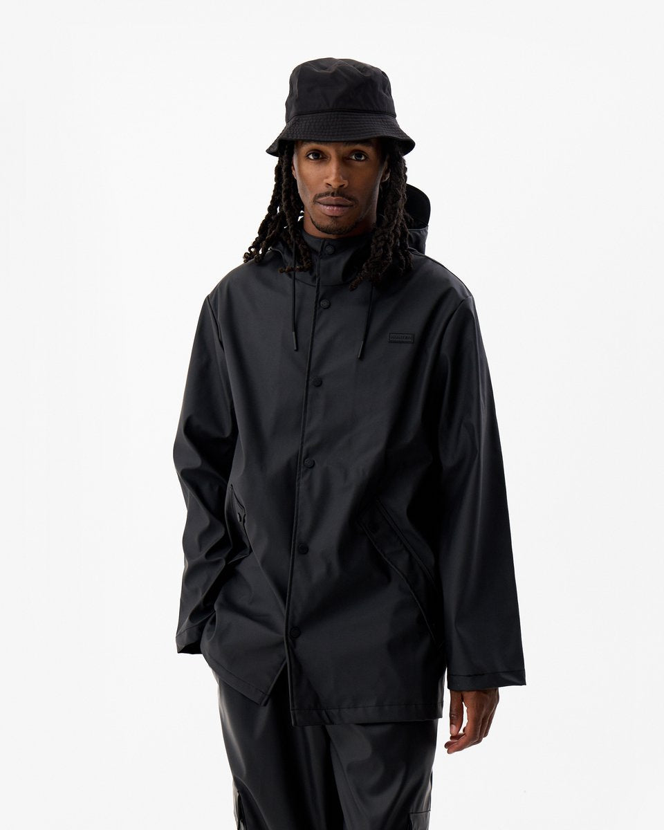 Hunter PU imperméable imperméable unisexe - noir
