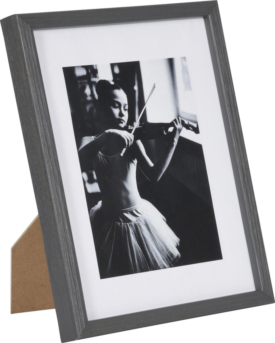 Cadre photo Henzo - - alto - format photo 10x15 cm - gris foncé
