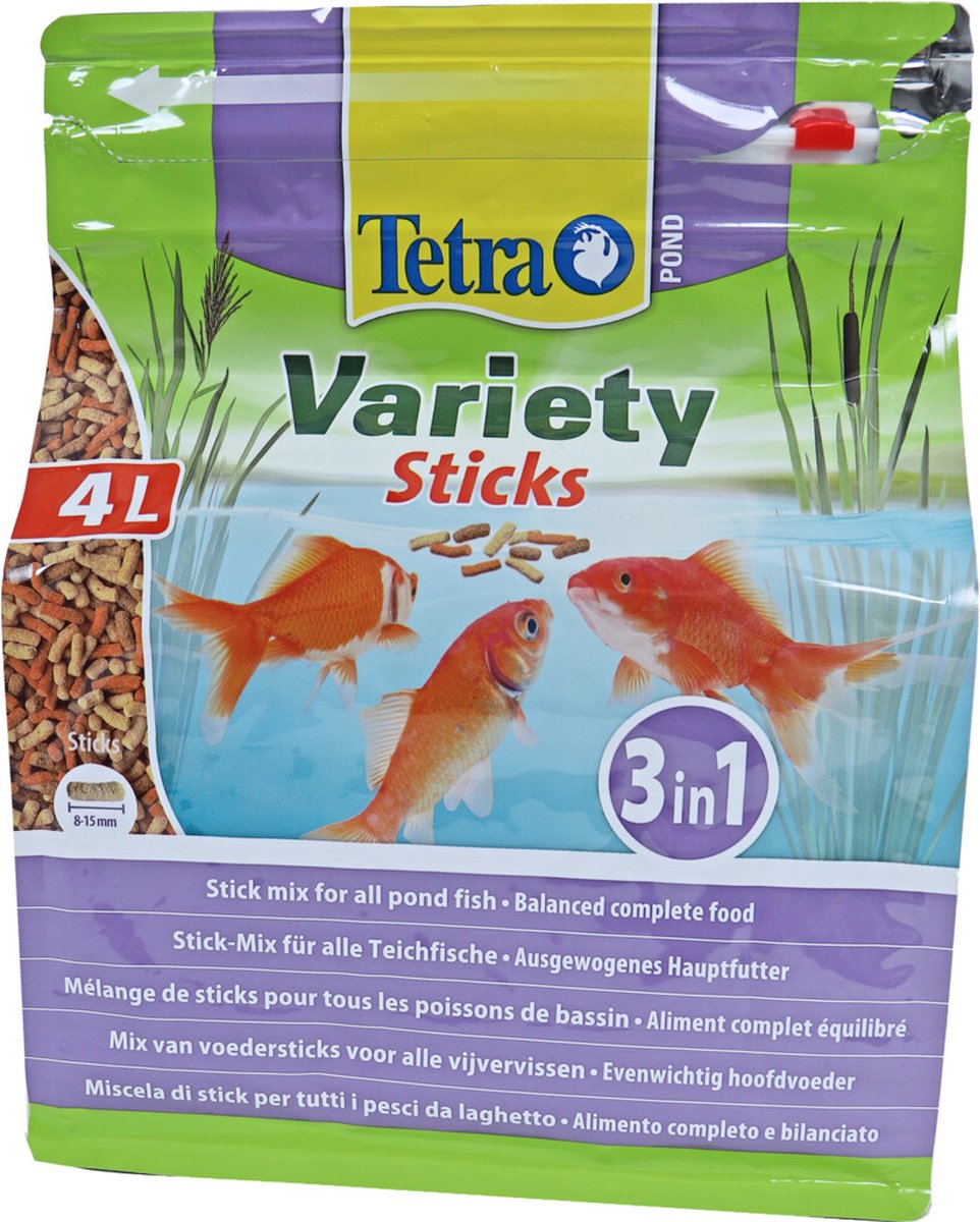 Bâtonnets de variété Tetra Pond 4 litres