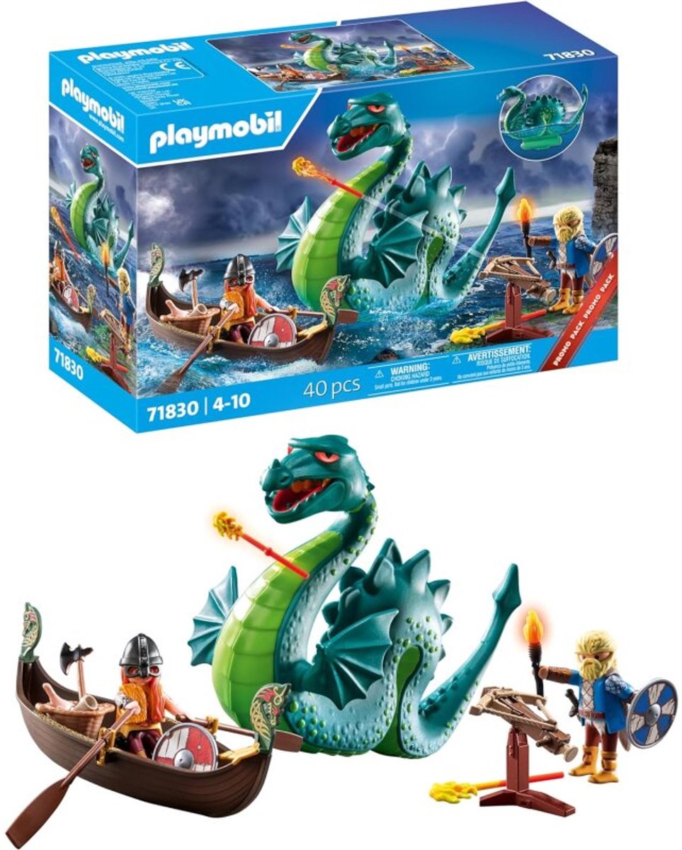 Playmobil histoire vikings avec monstre marin 71830