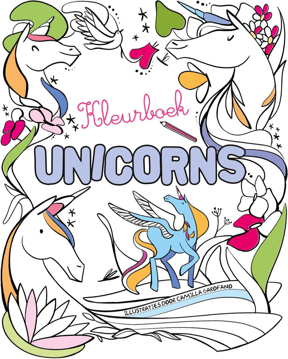Livre de coloriage licornes