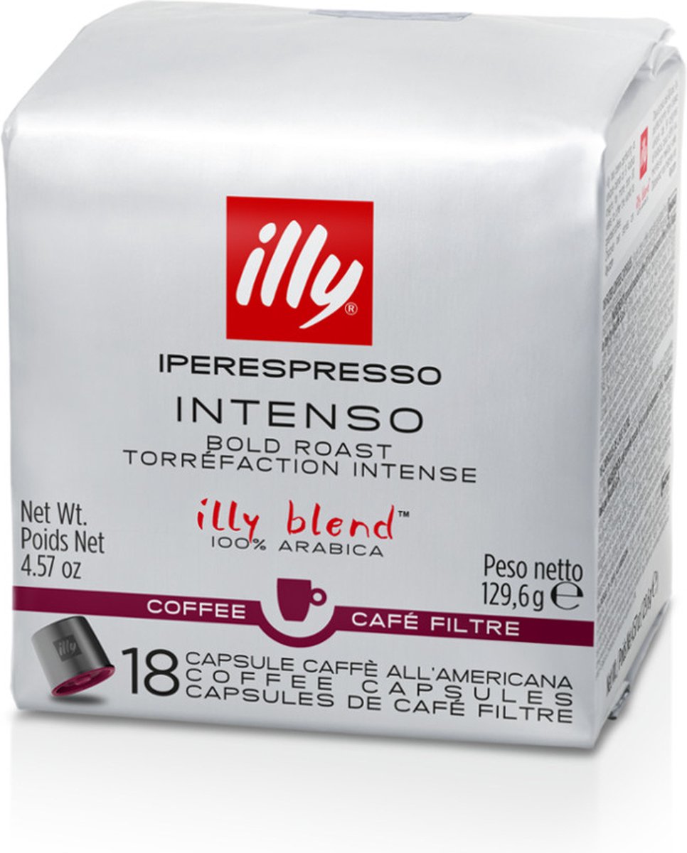 Illy - Café filtre iperespresso intenso 6 x 18 capsules