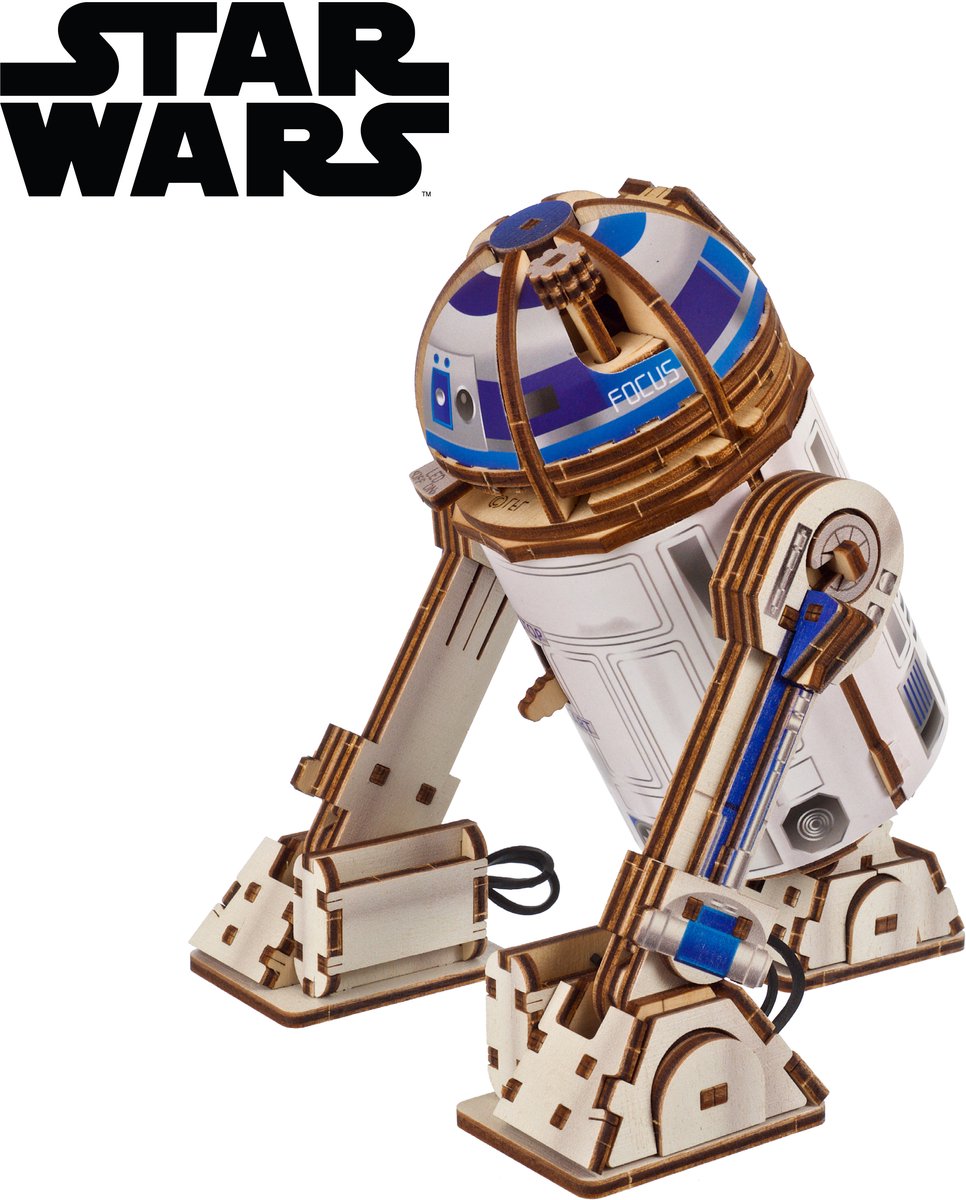 Ugears modélisme 3D - r2-d2 - star wars - kit de construction mécanique bois - jouets éducatifs