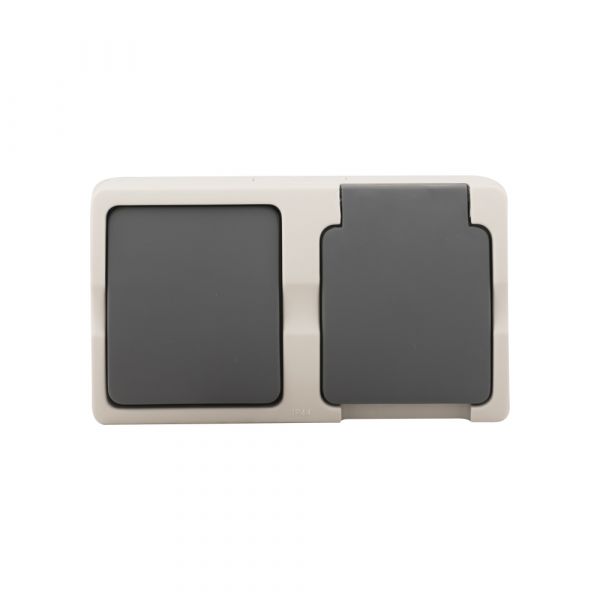 Interrupteur WC combi+ra horizontal