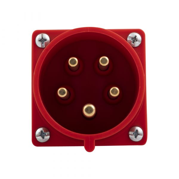 GP CEE 5P 32A 400V OPB WCD rouge avec broches - 6315177