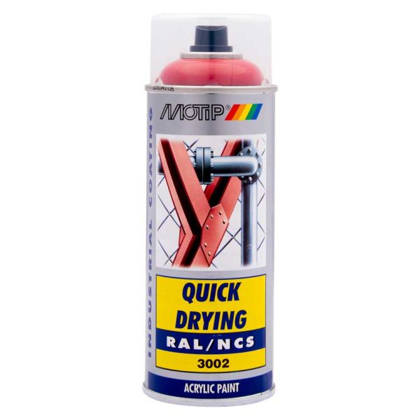 Motip industriel ral3002 400 ml.