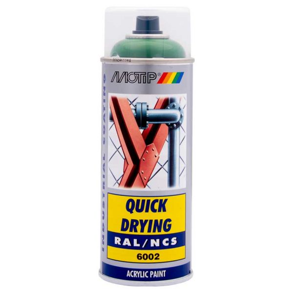 Motip industriel ral6002 400 ml.