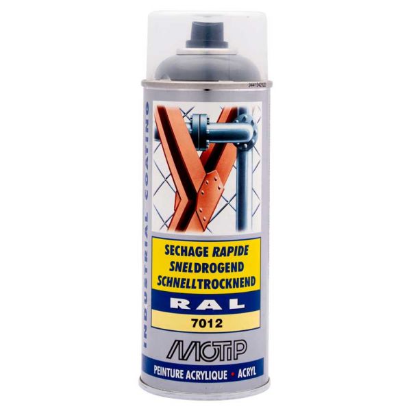 Motip industriel ral7012 400 ml.
