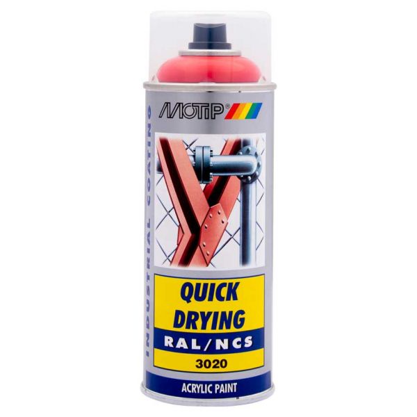 Motip industriel ral3020 400 ml.
