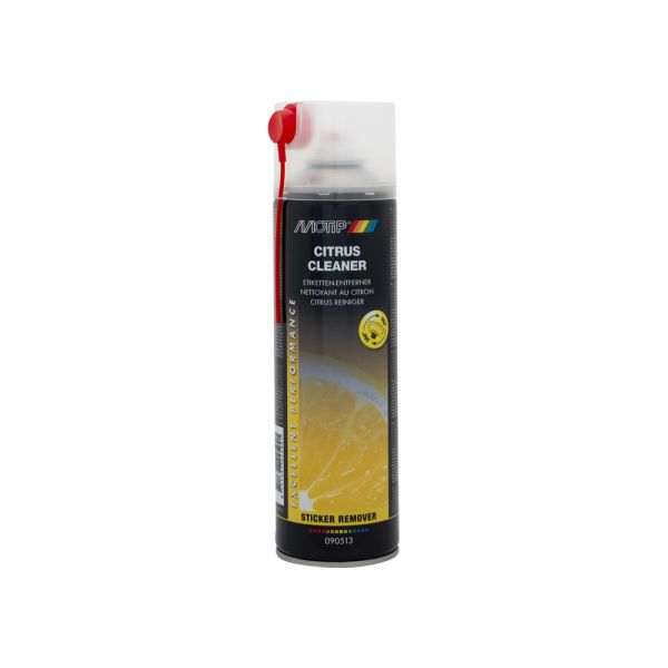 Motip nettoyant pour autocollants aux agrumes en bombe aérosol - 500 ml