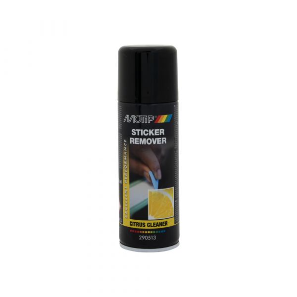 Dissolvant d'autocollants Motip, bidon de 200 ml.
