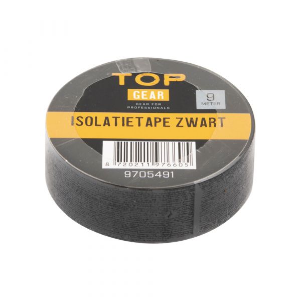 TopGear Isolement Tape Black, par rouleau