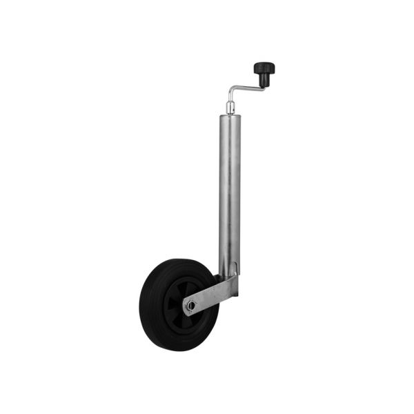Roue avant de remorque 48 mm. jante en plastique