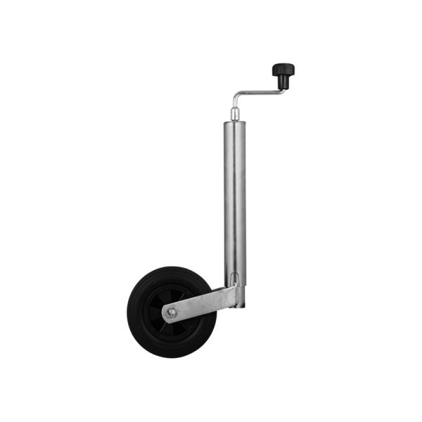 Roue avant de remorque 48 mm. jante en plastique