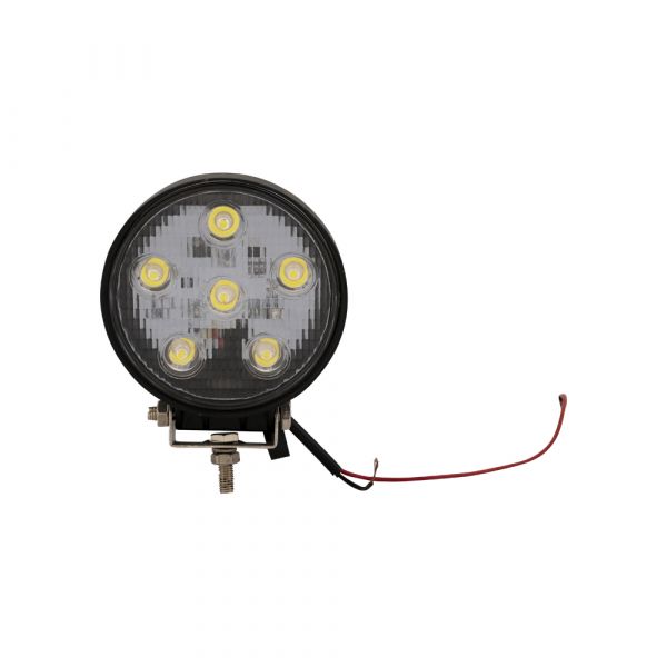 Lampe de travail Trailergear 6 LED, 18 watts 12-24 volts.