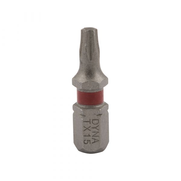 Embout à vis Dynaplus 25 mm tx-15 rouge 10x