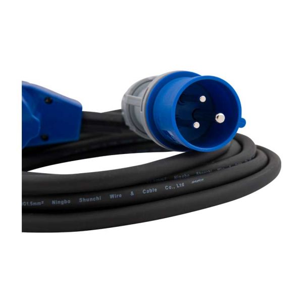 Câble d'extension CEE 5 m. Avec Duostekker