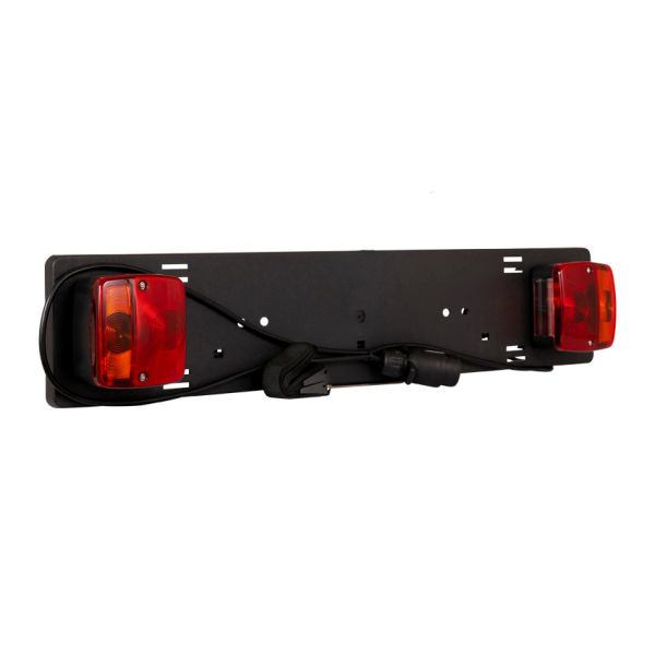 Barre lumineuse noire 0,75 m.7 broches