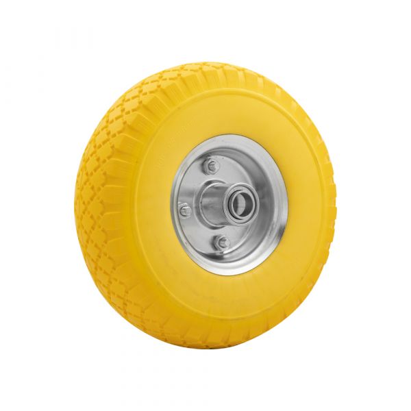 Roue anti-crevaison 3.00x4 trou d'axe 20 mm.
