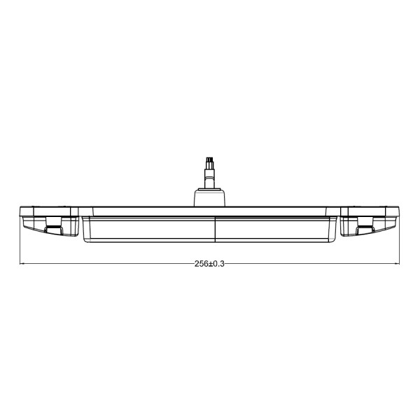 Feu arrière slimline 4 fonctions 12-24v LED