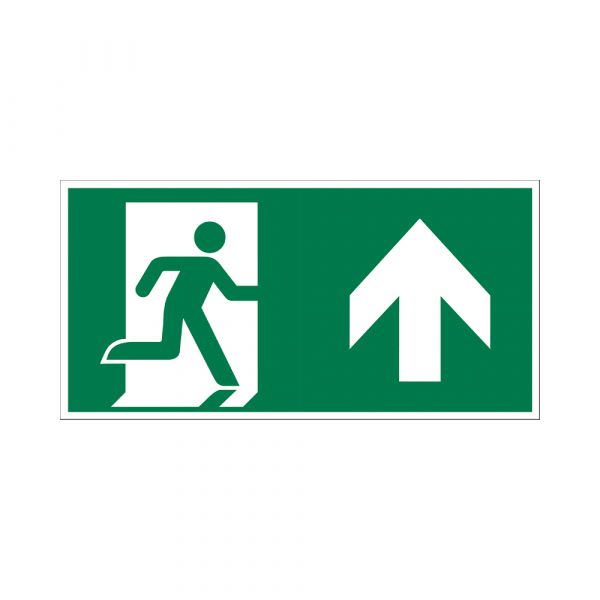 Panneau de sortie de secours droit - 150x300 mm.