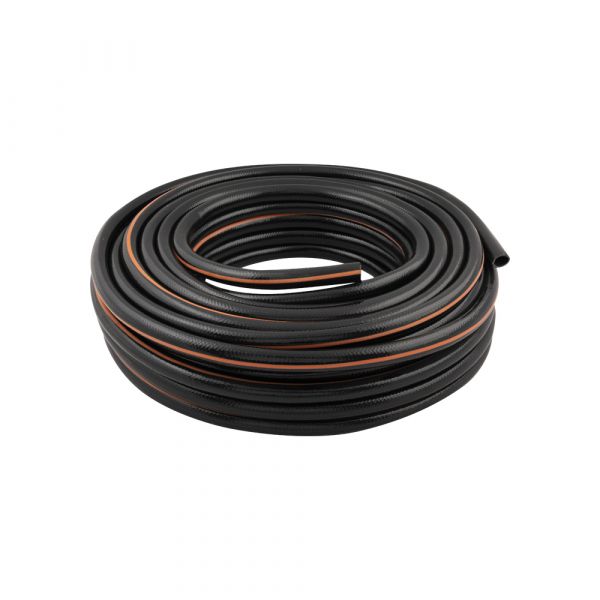 Tuyau d'arrosage AC 12 mm. Decker noir de 25 mètres
