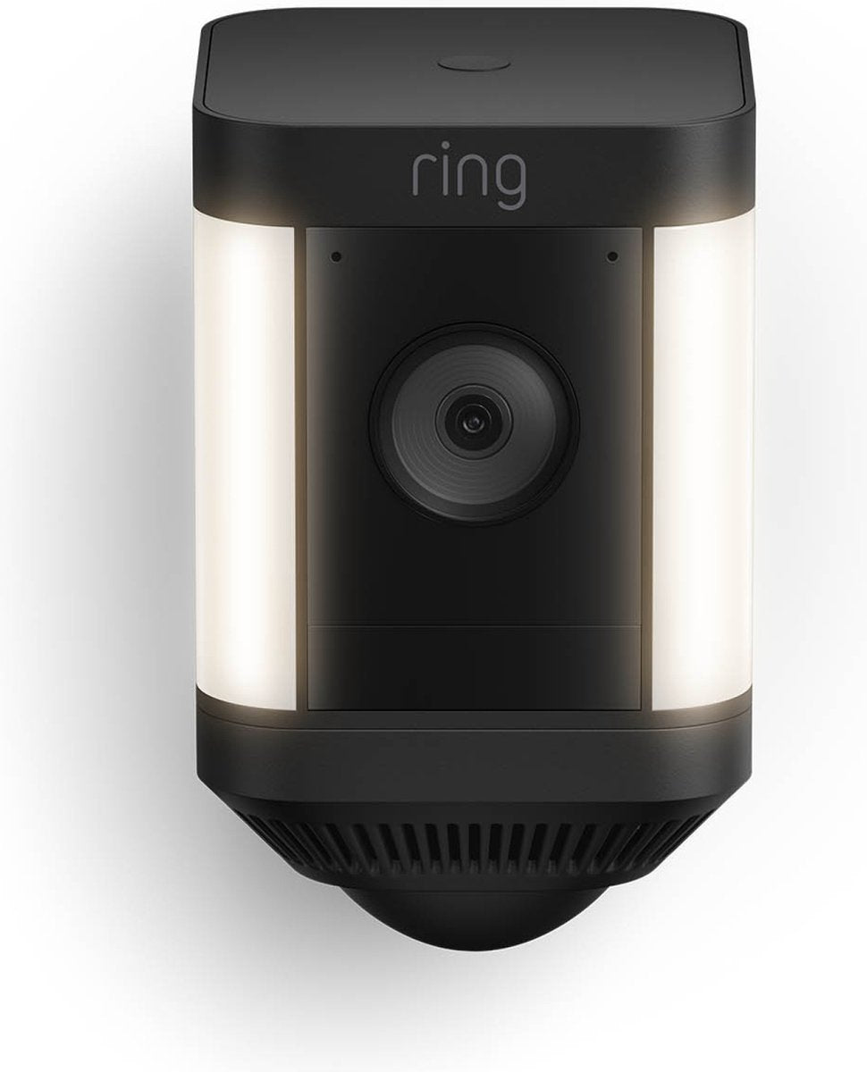 Ring Spotlight Cam Plus - Caméra de sécurité à batterie - Noir