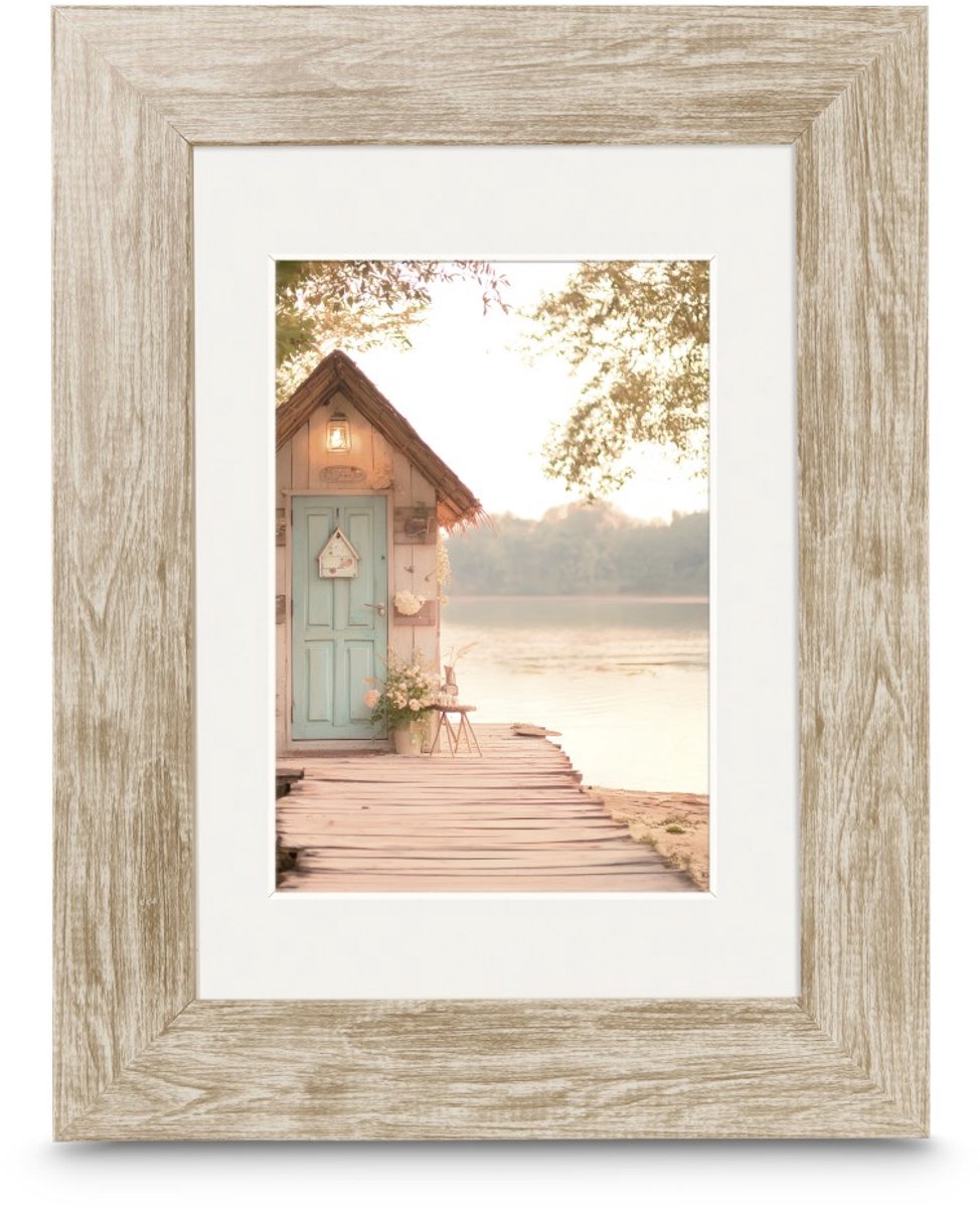 Cadre photo Hama - chalet - 30 x 40 cm - marron