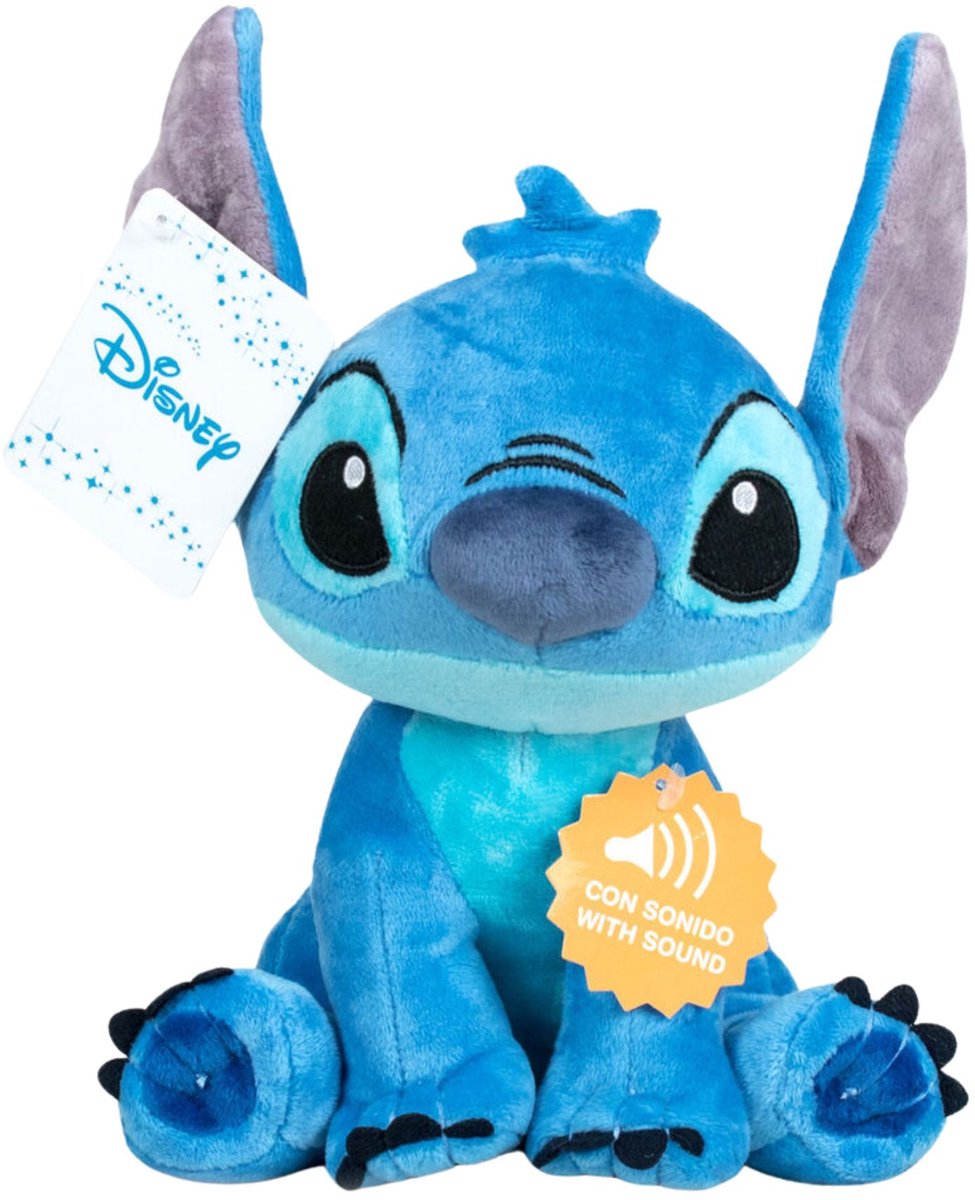 Disney - Lilo et Stitch - Stitch avec son - peluche - play by play - 20 cm