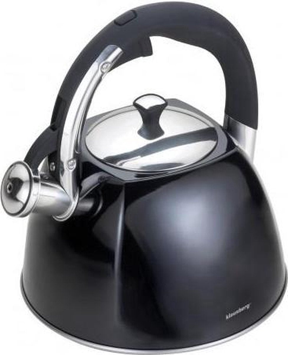 Bouilloire sifflante Klausberg kb-7194 - 3l - inox - toutes sources de chaleur