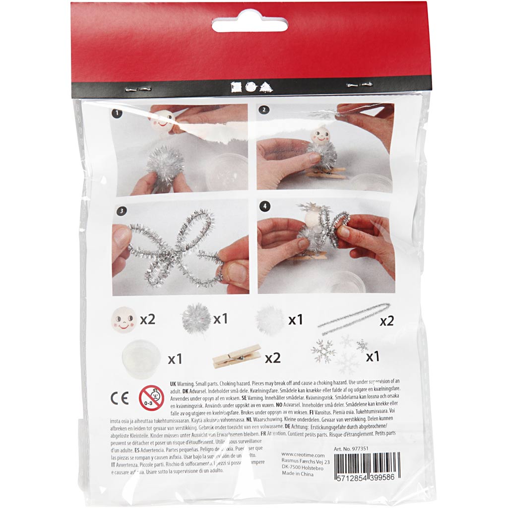 Creativ company mini kit créatif clips ange