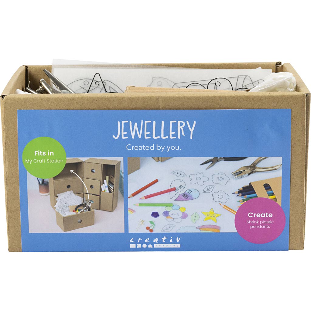 Société créative mes bijoux de station artisanale, différentes couleurs, 1 boîte