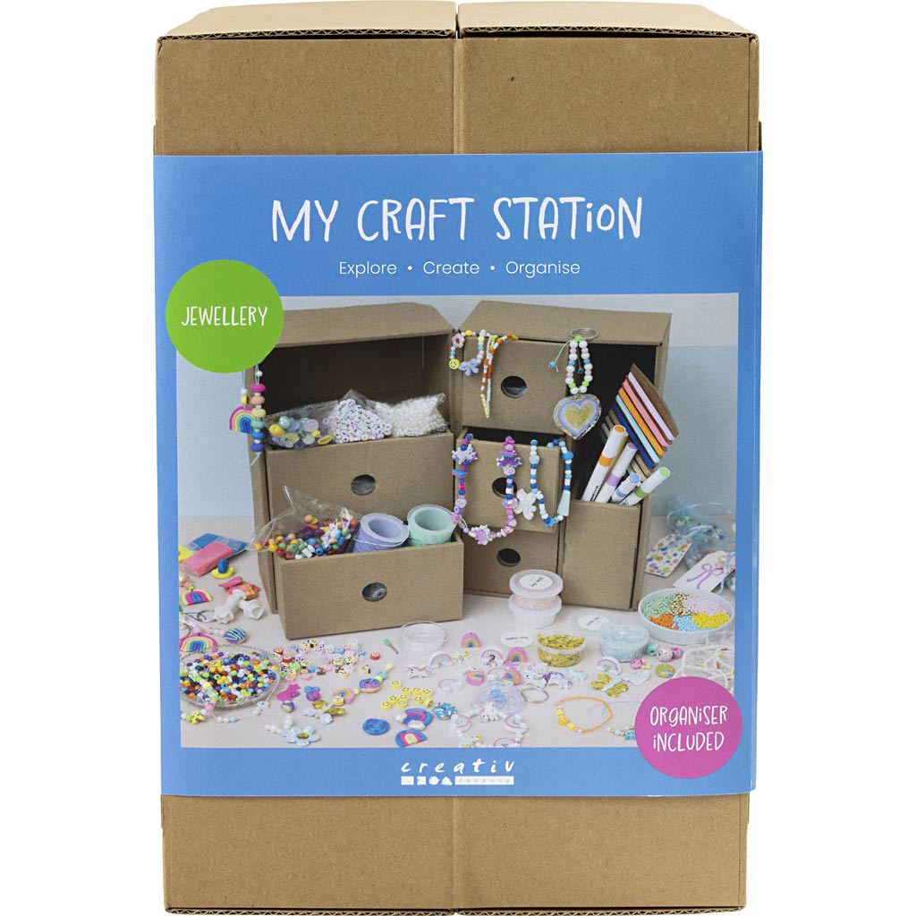 Creativ company my craft station bijoux, différentes couleurs, 1 pièce 1 boîte