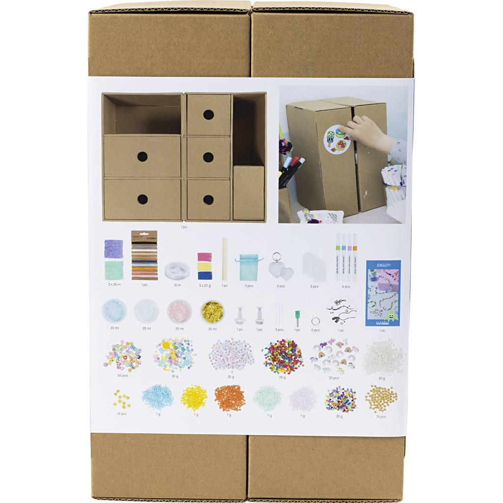 Creativ company my craft station bijoux, différentes couleurs, 1 pièce 1 boîte