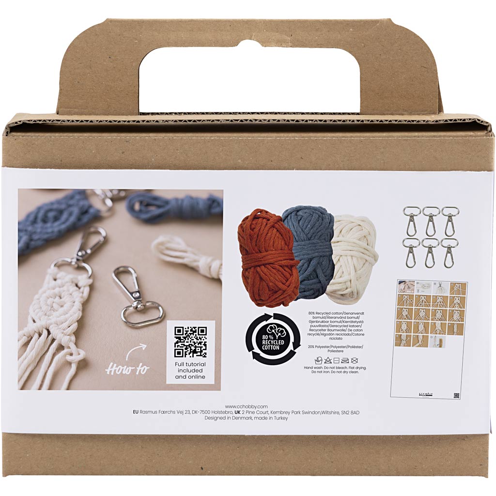 Creativ Company Mini Hobbyset Macrame Key Chains