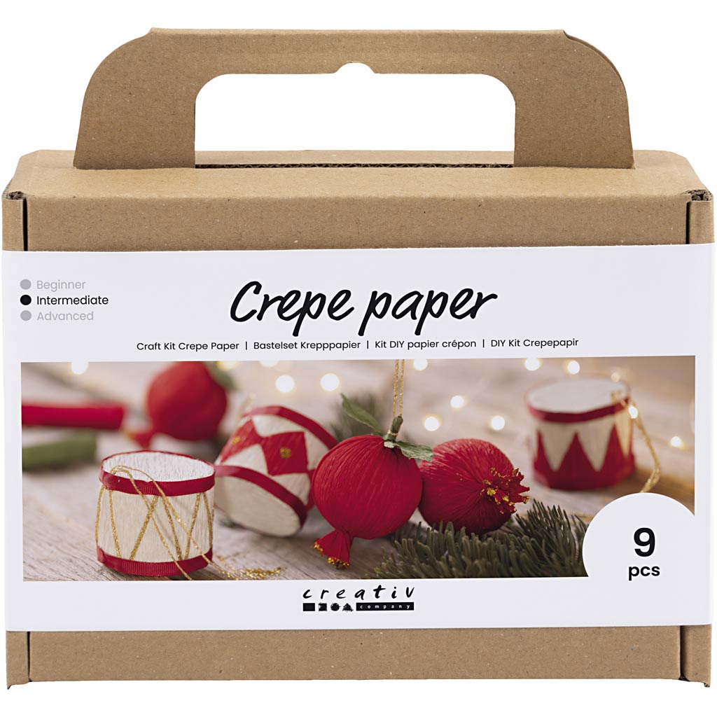 Creativ company hobby set papier crépon, 1 boîte