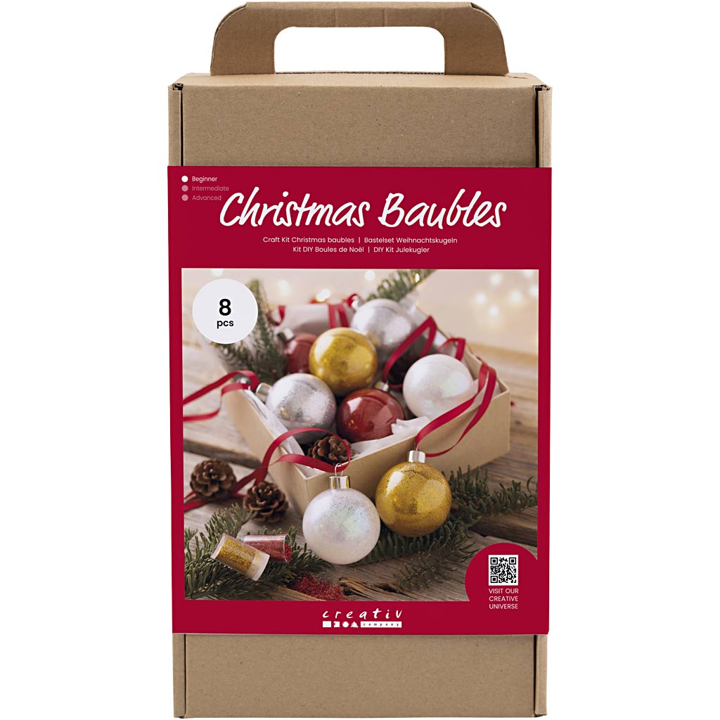 Creativ company hobby set Boules de Noël, paillettes, 1 boîte