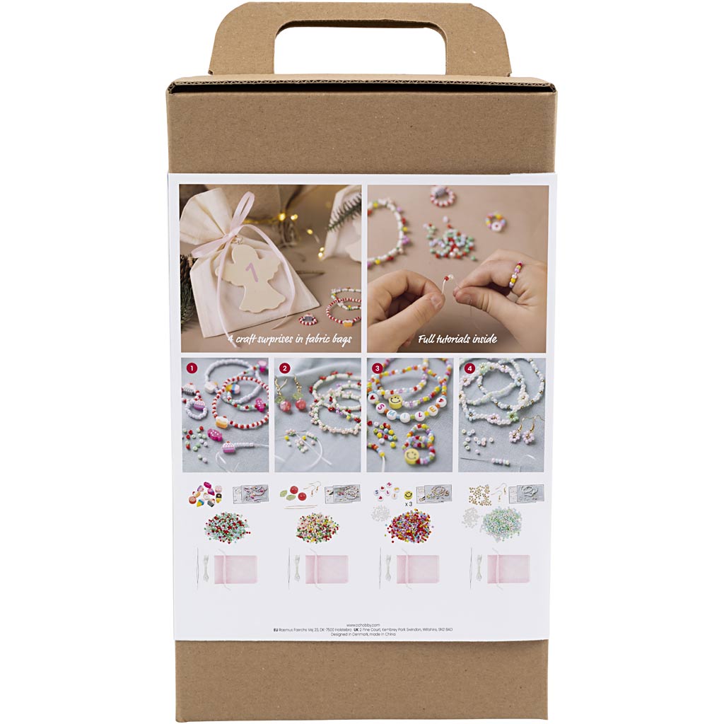 Bijoux de calendrier de l'avent Creativ company, bijoux, 1 boîte