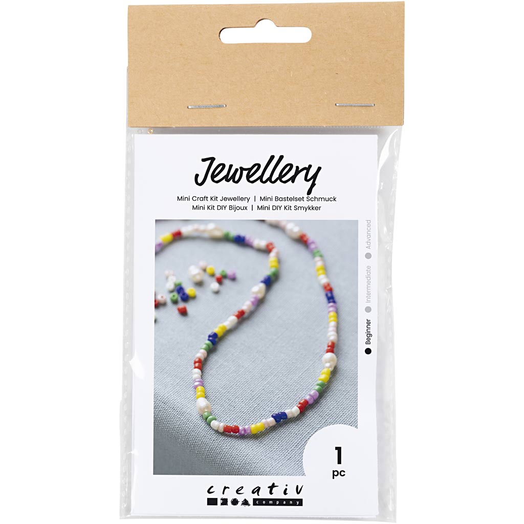 Creativ Company Mini Hobbyset Bijoux Colliers de perles d'eau fraîche
