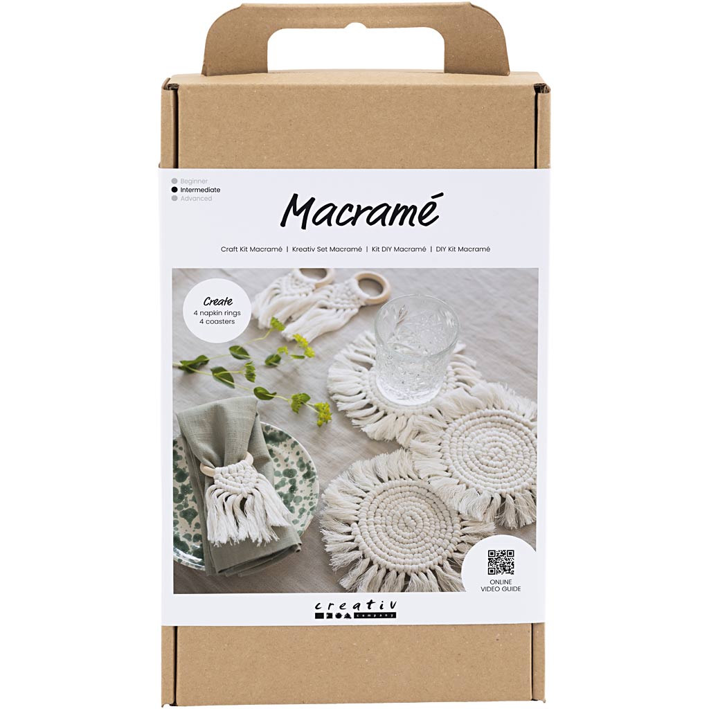 Https : www.ccobby.nl hobbyset-macrame-table-decoration-off-white-1-box