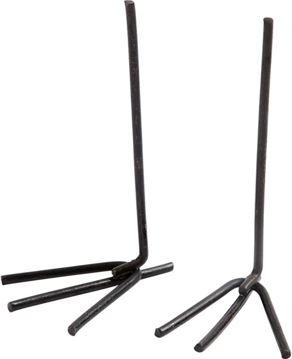 Société créative https: www.ccobby.nl pattes de poulet-h-5-cm-w-2-cm-black-10-pair-1-box