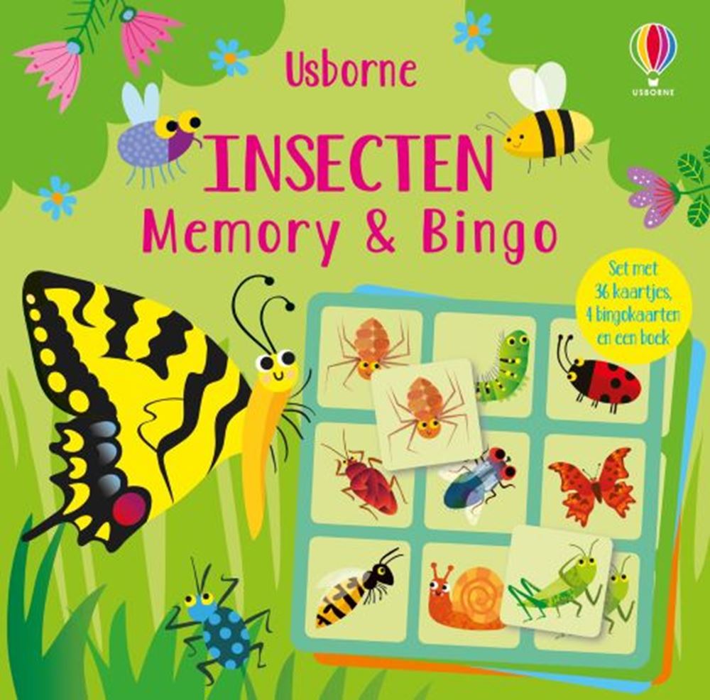 Bingo mémoire Usborne - insectes