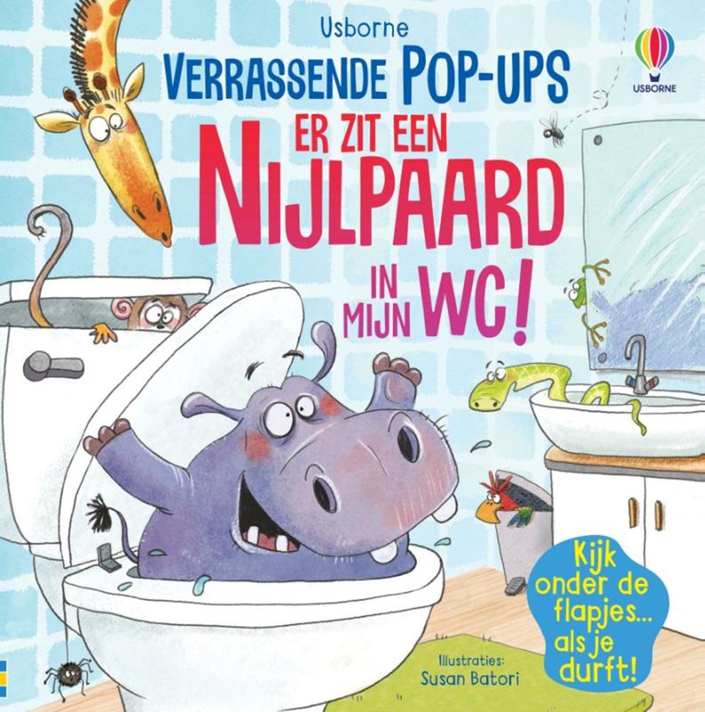 Pop-up Wpg il y a un hippopotame dans mes toilettes ! - un livre pour enfants