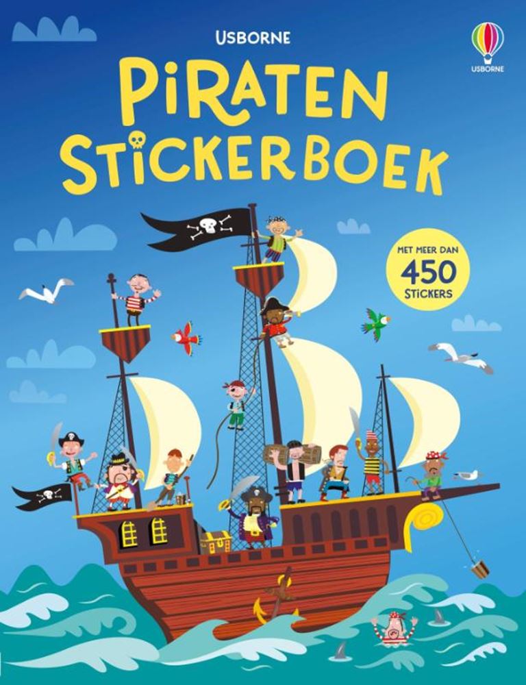 Livre d'autocollants pirates 5+