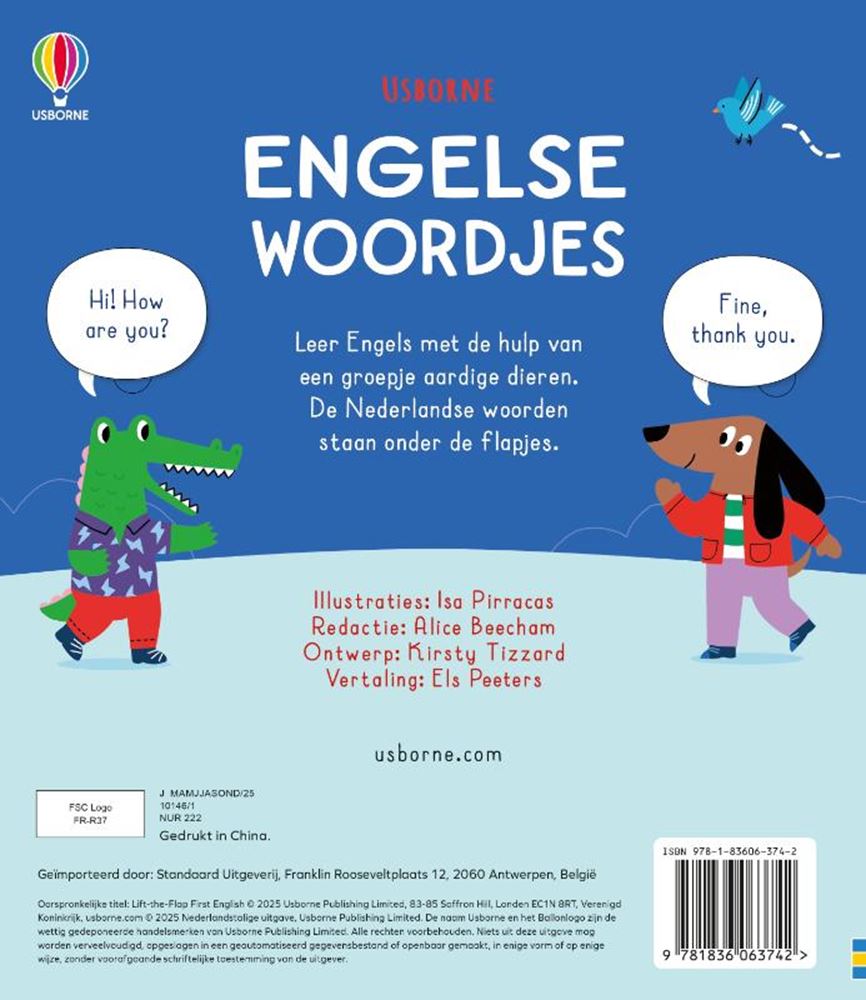 Mots anglais Usborne
