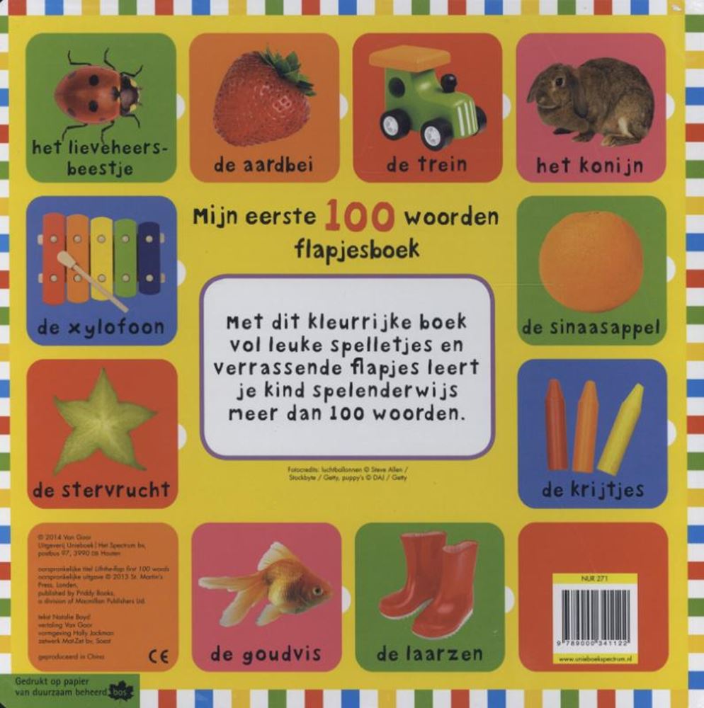 Centraal Boekhuis mon premier livre à rabat de 100 mots