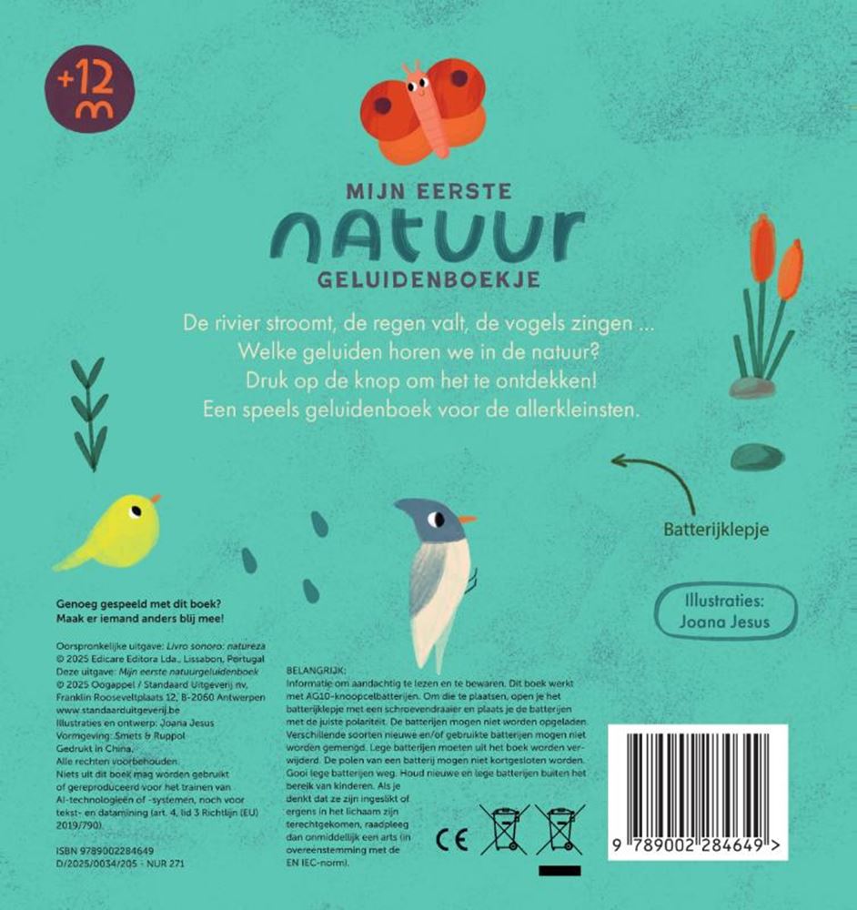 Mon premier petit livre de sons de la nature 1+