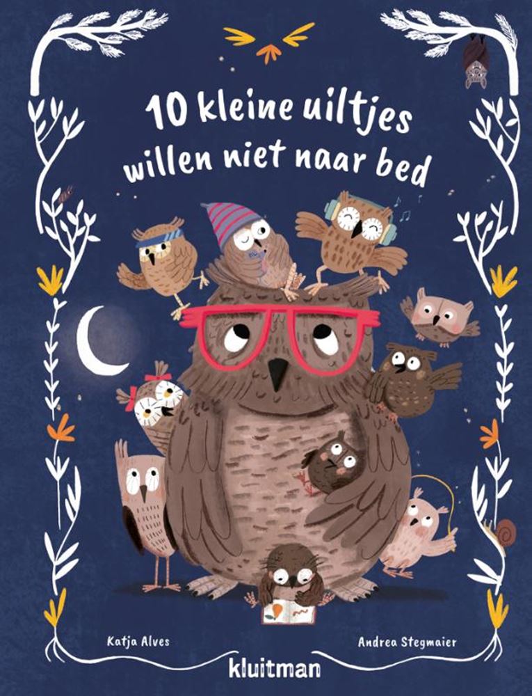Editeur Kluitman Livre d'images 10 petites chouettes qui ne veulent pas se coucher