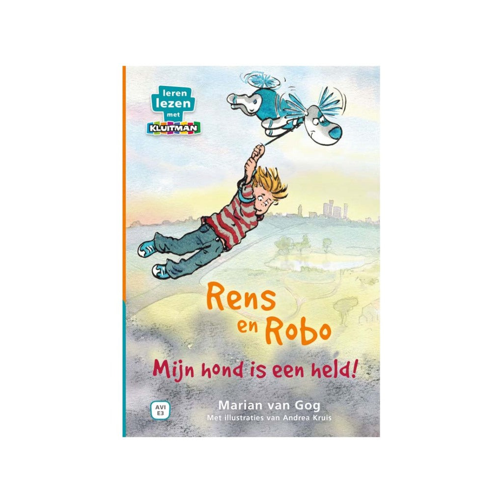 Livre de base avi e3 apprendre à lire avec kluitman rens et robo mon chien est un héros