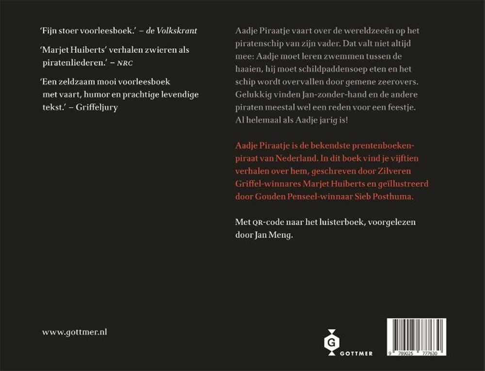 Groupe d'édition Gottmer aadje piraatje - un tonneau plein d'histoires